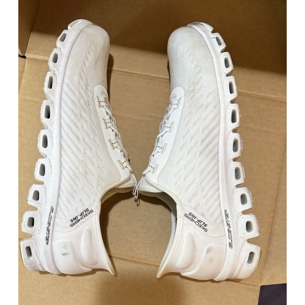 Skechers Hands Free Slip-Ins Women’s Glide Step Tranquility White Size 7.5 - Picture 4 of 7